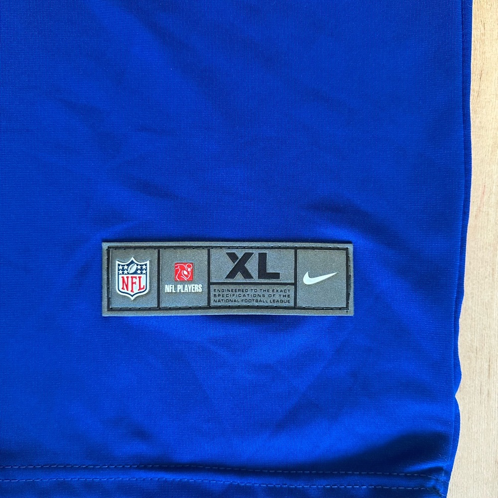 Men's New York Giant Barkley Nike Royal Classic Vapor Elite Player Jersey - Picture 8 of 13